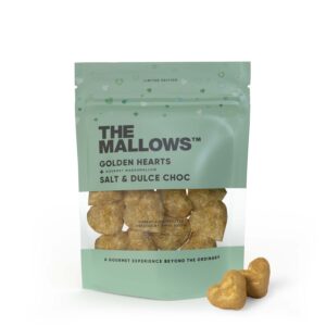 The Mallows Vahukommid Golden Hearts - Salt & Dulce Choc