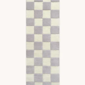 Vaip Checkerboard Lilac, 160 x 55 cm
