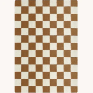 Maison Deux vaip Checkerboard Terra 120 x 180 cm